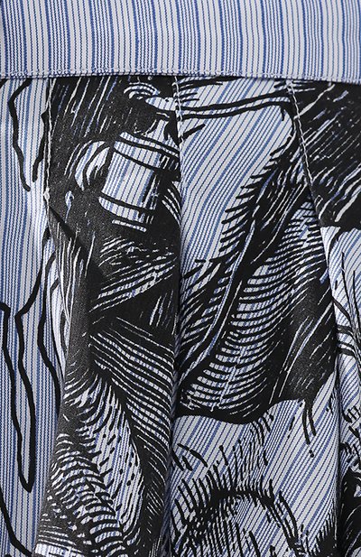 Хлопковая юбка JW ANDERSON голубого цвета по цене 53100 руб., арт. SK04519A 620/836, фото 5 Хлопковая юбка JW ANDERSON, арт. SK04519A 620/836, фото 5