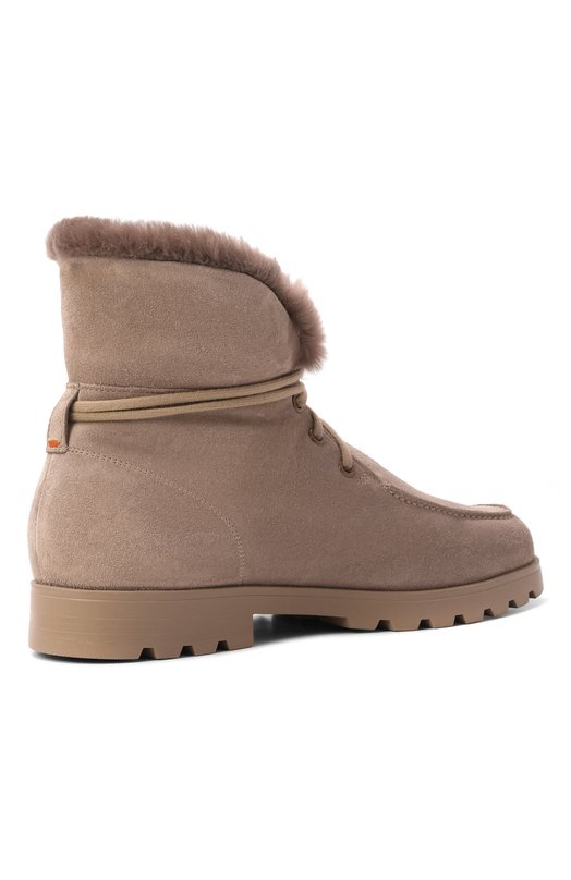 Замшевые ботинки Santoni WTDG71048TGRAPFR Бежевый  WTDG71048TGRAPFR Фото 5