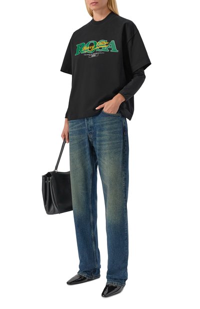 Хлопковая футболка PLANTA ROSA, арт. PR/T02/CHARM-BOLD/300VELVET, фото 5