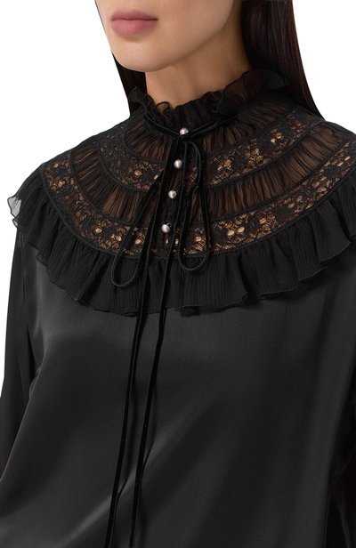 Атласное платье ANN DEMEULEMEESTER, арт. B0014415/FA134, фото 4