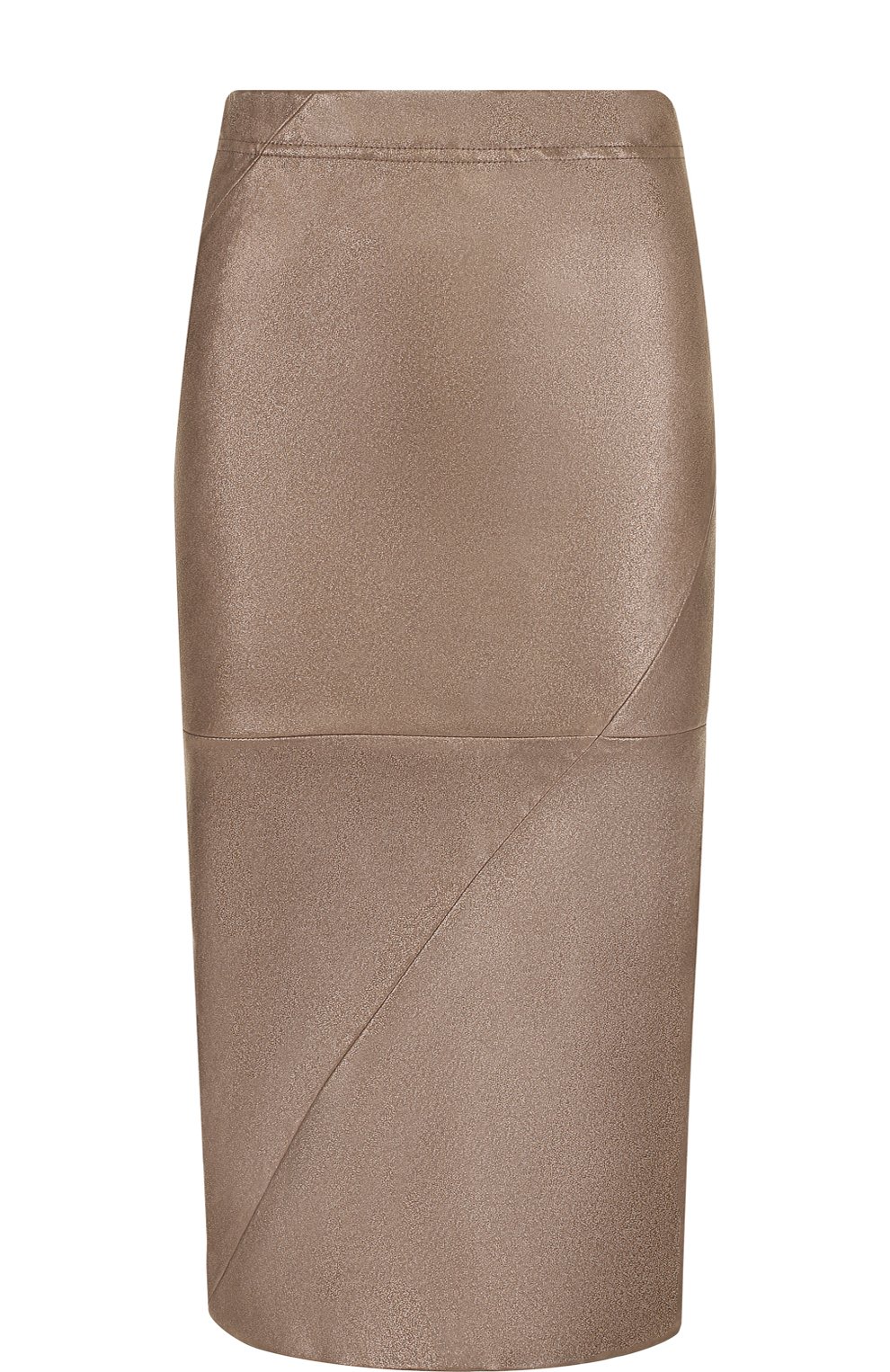 Кожаная юбка-карандаш с эластичным поясом BRUNELLO CUCINELLI, арт. M0NP0G2738, фото 1