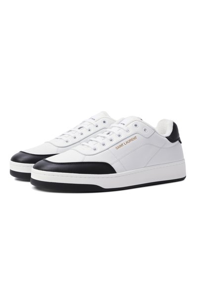 Мужские кожаные кеды sl/61 SAINT LAURENT, арт. 845537/00NI0