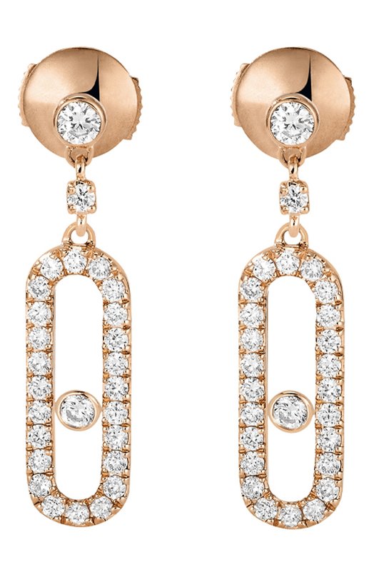 Серьги Messika 05631-PG Бесцветный 05631-PG