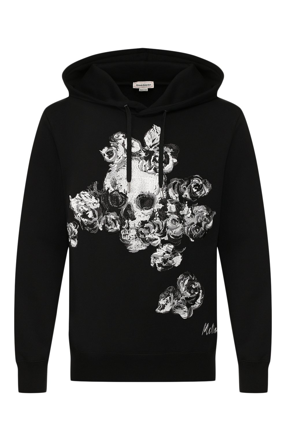 Хлопковое худи ALEXANDER MCQUEEN, арт. 575473/QNZ79, фото 1