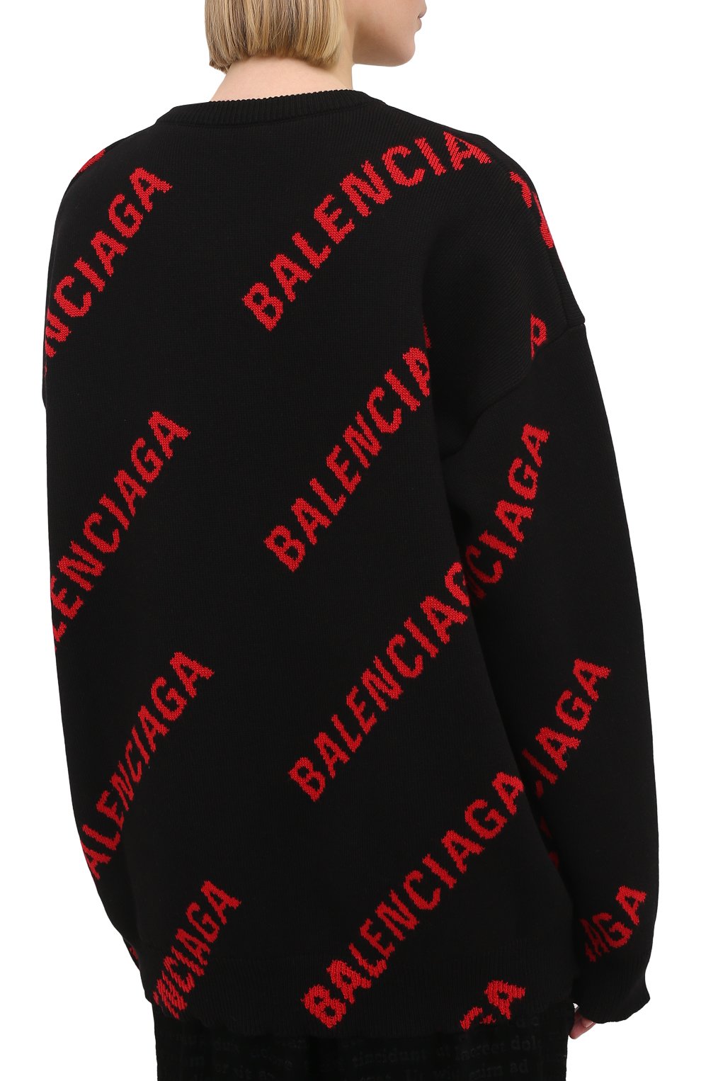 Свитер из хлопка и шерсти BALENCIAGA, арт. 625329/T3178, фото 4