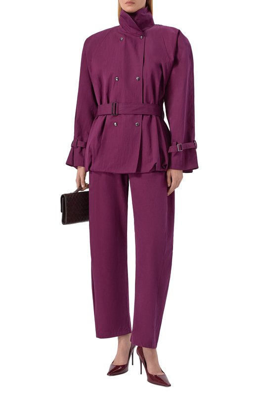 Хлопковая куртка Magda Butrym 292426 Фиолетовый  292426 Фото 2