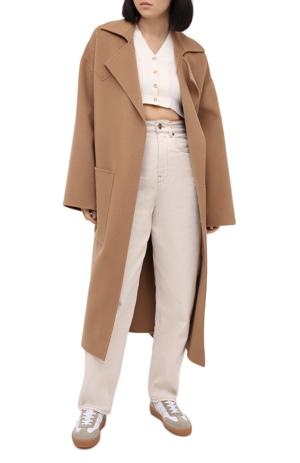 Кожаные кеды DRIES VAN NOTEN белого цвета по цене 49950 руб., арт. WW202/006/QU119, фото 2 Кожаные кеды DRIES VAN NOTEN, арт. WW202/006/QU119, фото 2