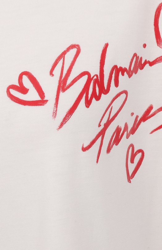 Футболка Balmain EF0EG012/BC99 Белый  EF0EG012/BC99 Фото 6
