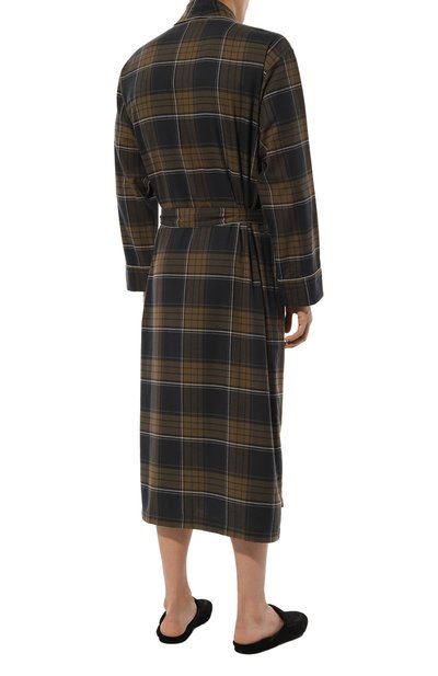 Халат из хлопка и шерсти ZIMMERLI, арт. 4600-75143, фото 4