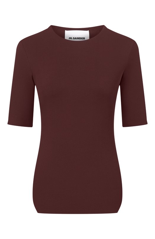 Пуловер из вискозы Jil Sander J04NC0002/J65016 Бордовый J04NC0002/J65016
