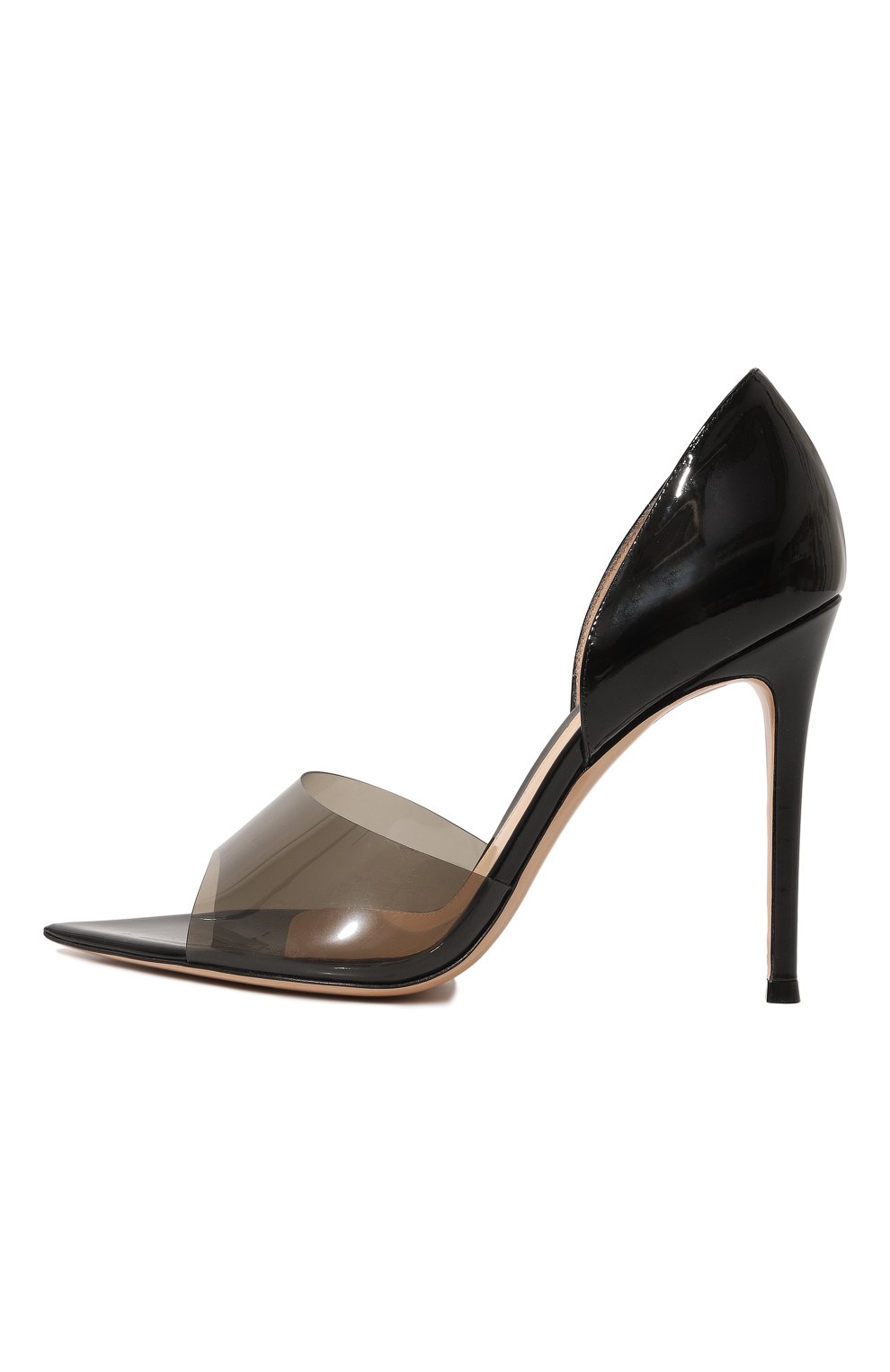 Комбинированные туфли bree 105 GIANVITO ROSSI, арт. G61519.15RIC.GSVFUNE, фото 4