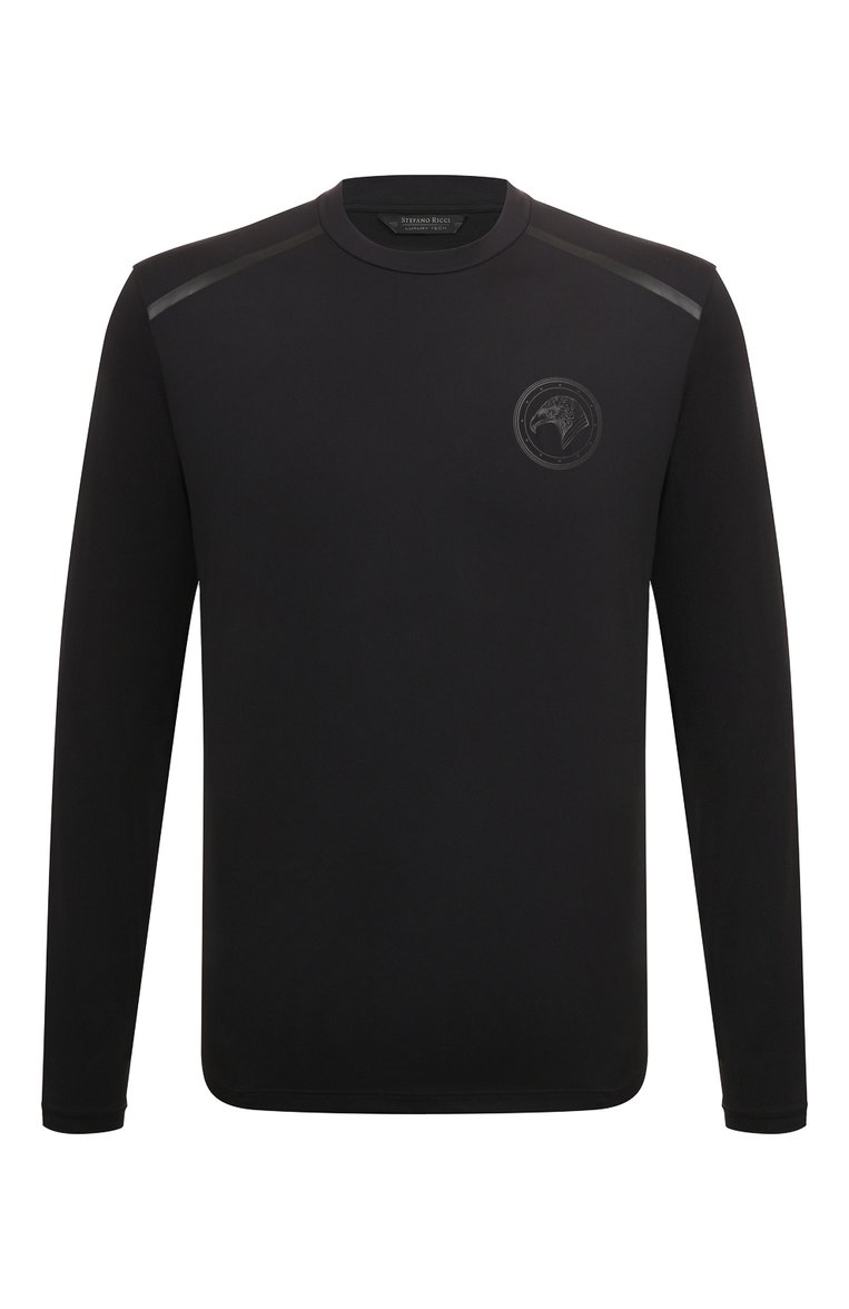 Мужская черная лонгслив STEFANO RICCI купить в интернет-магазине ЦУМ ...