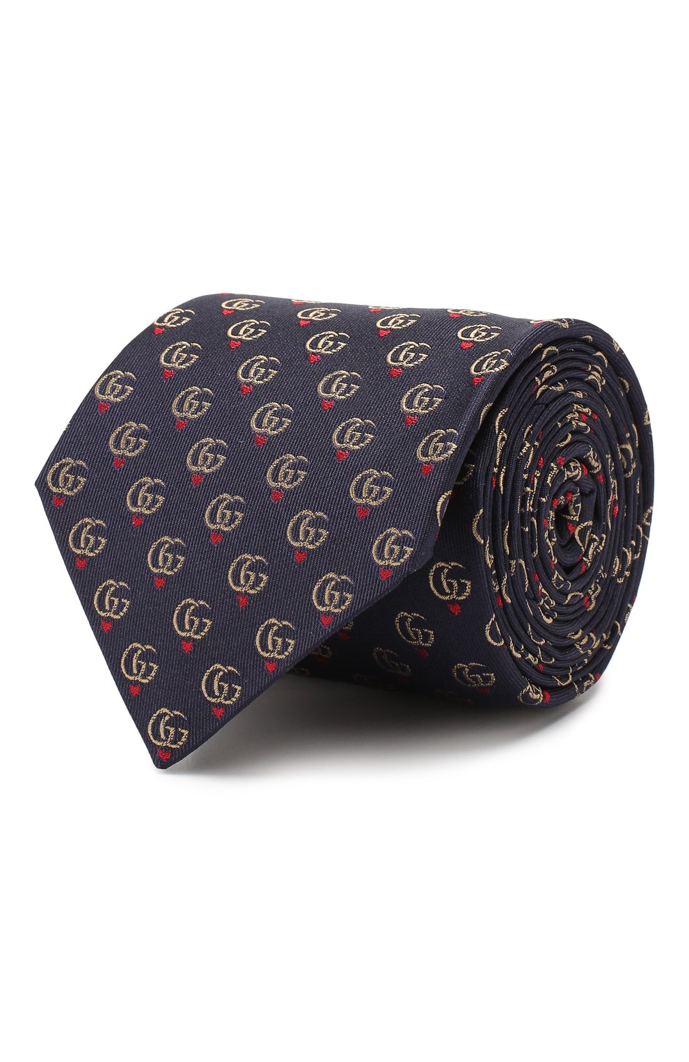 Шелковый галстук GUCCI синего цвета по цене 16600 руб., арт. 571789/4E002, фото 1 Шелковый галстук GUCCI, арт. 571789/4E002, фото 1
