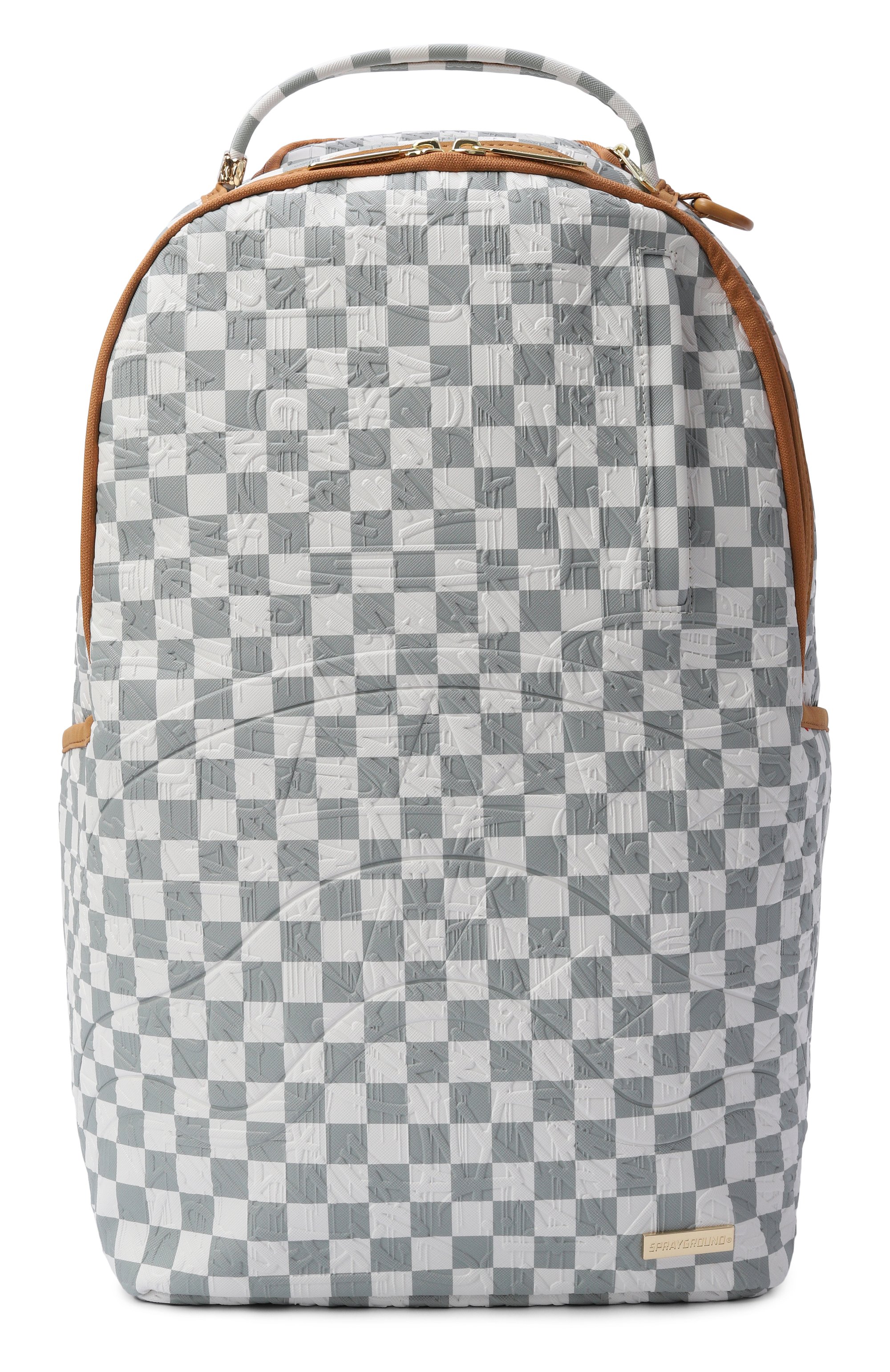 Рюкзак graff embossed SPRAYGROUND, арт. 910B8848NSZ/GRAFF EMB0SSED CREAM CHECK DLXSV BACKP, фото 1