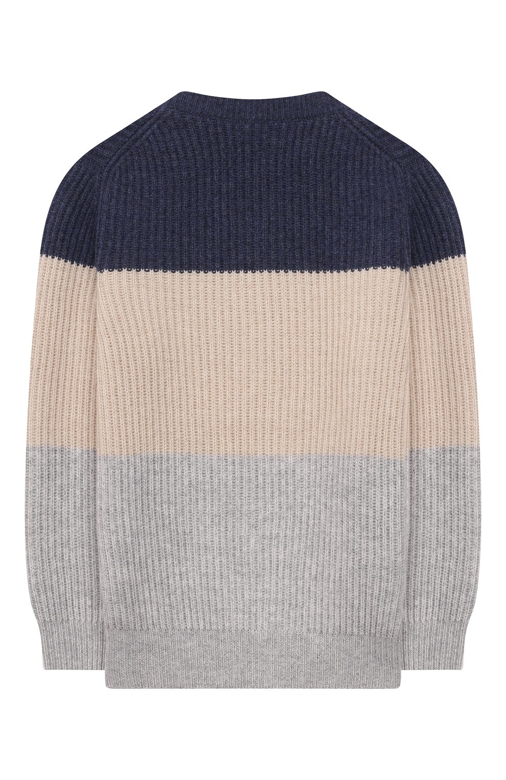 Шерстяной свитер BRUNELLO CUCINELLI синего цвета по цене 56100 руб., арт. B36M72200A, фото 2 Шерстяной свитер BRUNELLO CUCINELLI, арт. B36M72200A, фото 2