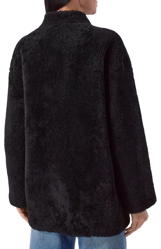 Дубленка из овчины Addicted MK331L Чёрный  MK331L Фото 4