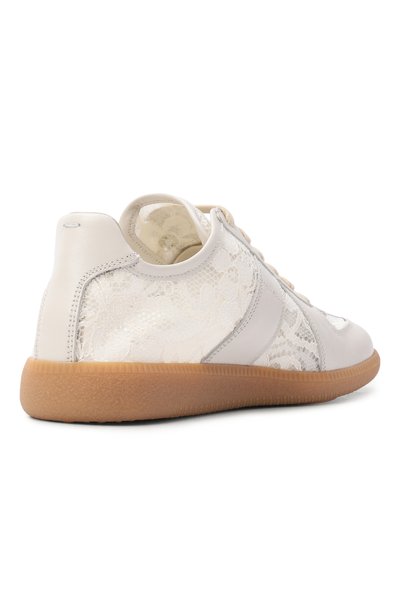 Текстильные кеды MAISON MARGIELA кремового цвета по цене 107500 руб., арт. S58WS0303/P7791, фото 5 Текстильные кеды MAISON MARGIELA, арт. S58WS0303/P7791, фото 5