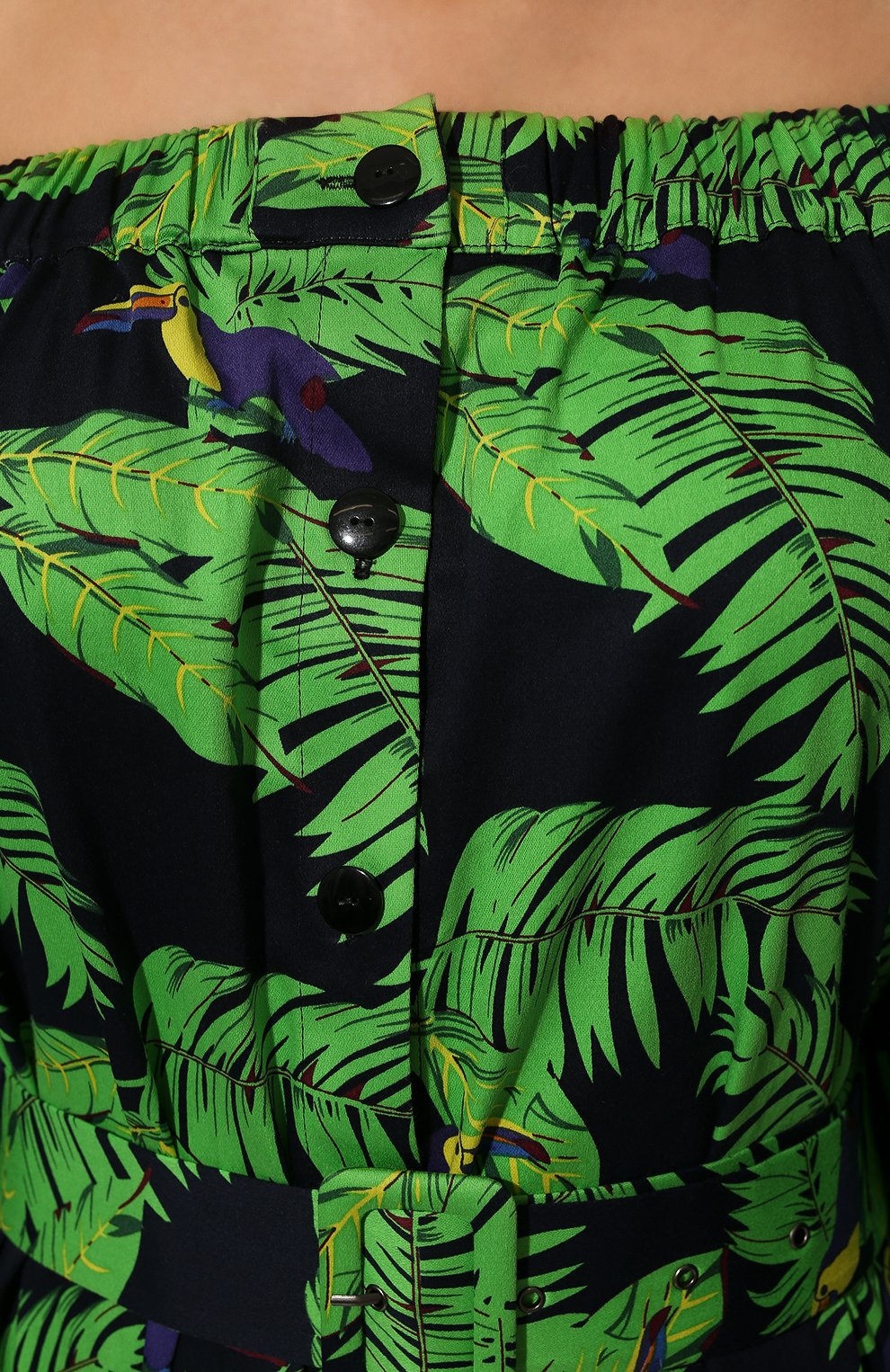 Хлопковое платье YANINA зеленого цвета по цене 83380 руб., арт. 0-2246, фото 5 Хлопковое платье YANINA, арт. 0-2246, фото 5