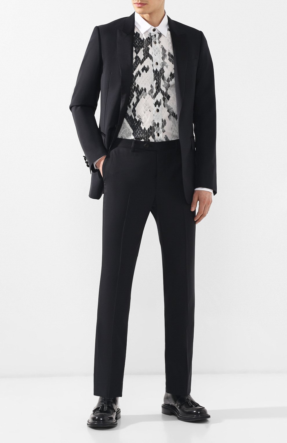 Хлопковая рубашка JUST CAVALLI, арт. S01DL0208/N38909, фото 2