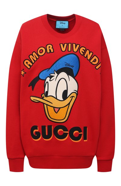 Хлопковый свитшот disney x gucci GUCCI, арт. 617964/XJDC1, фото 1