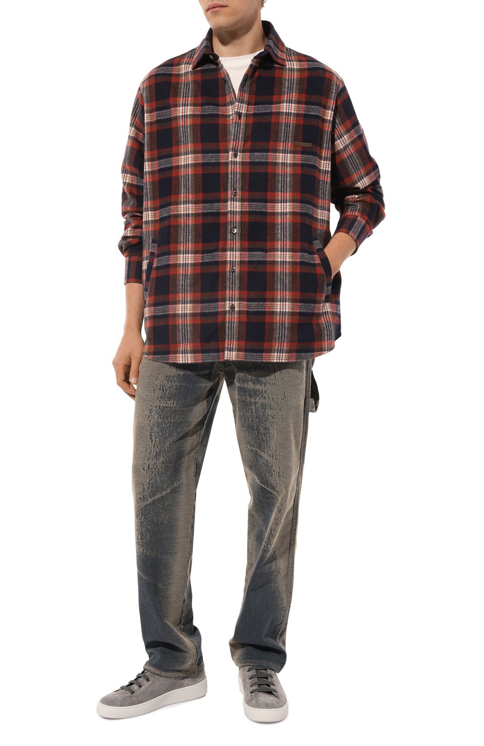 Замшевые кеды sr1 addict SERGIO ROSSI, арт. B10620/MFL260, фото 2