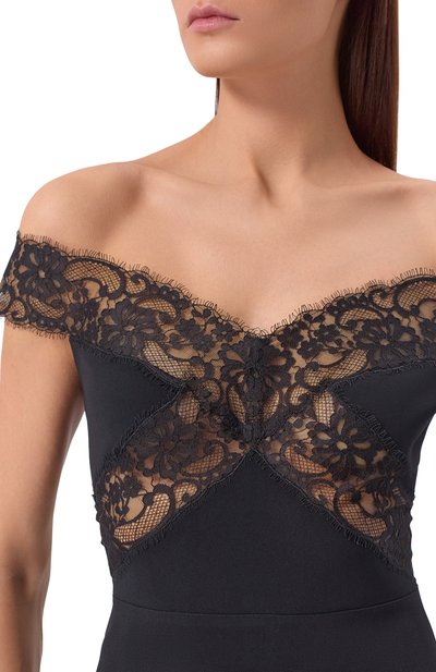 Платье из хлопка и шелка ELIE SAAB, арт. D0989NR26/CDL03, фото 4