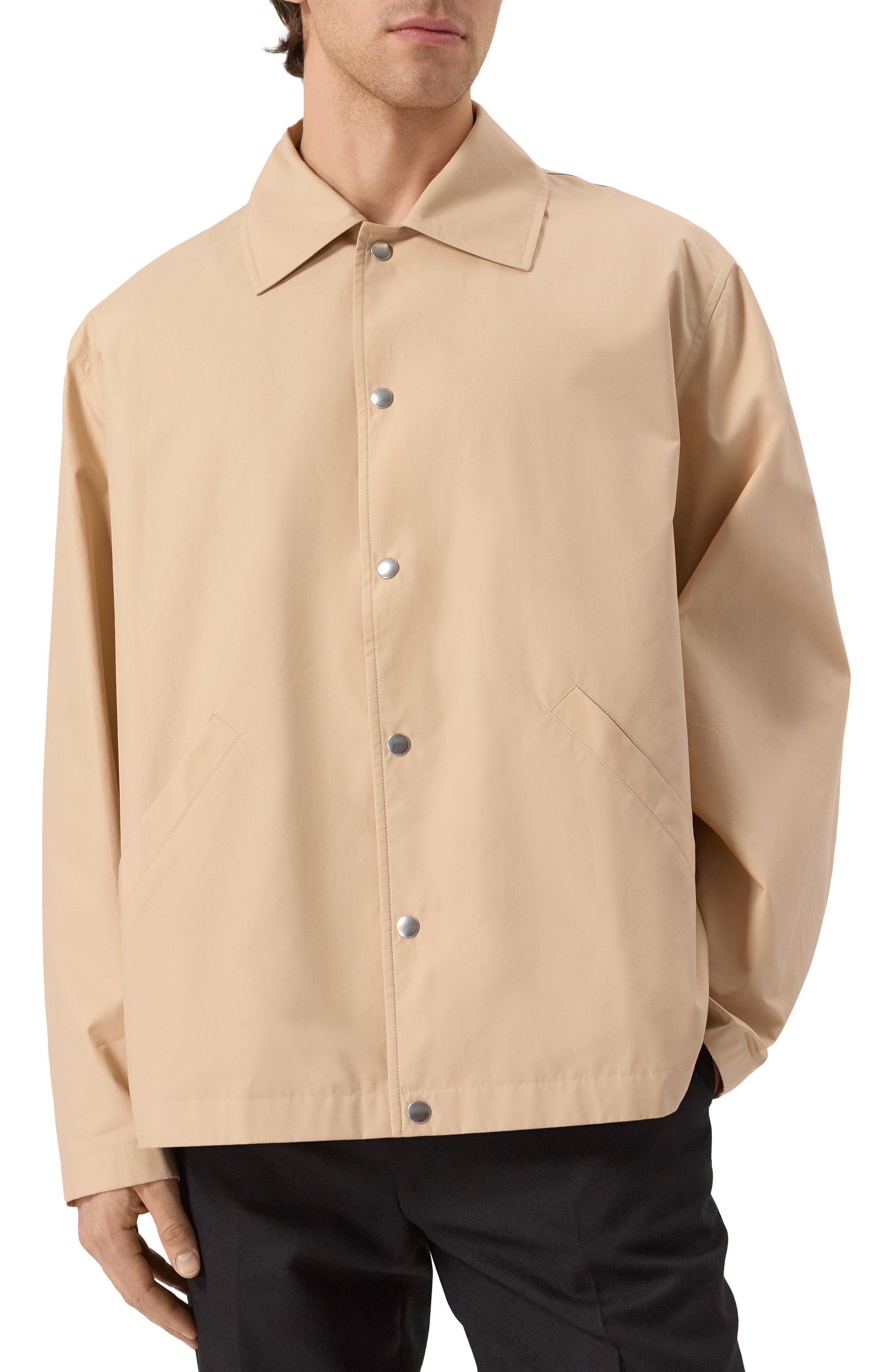 Хлопковая куртка-рубашка JIL SANDER, арт. J23BN0003-J45026, фото 3