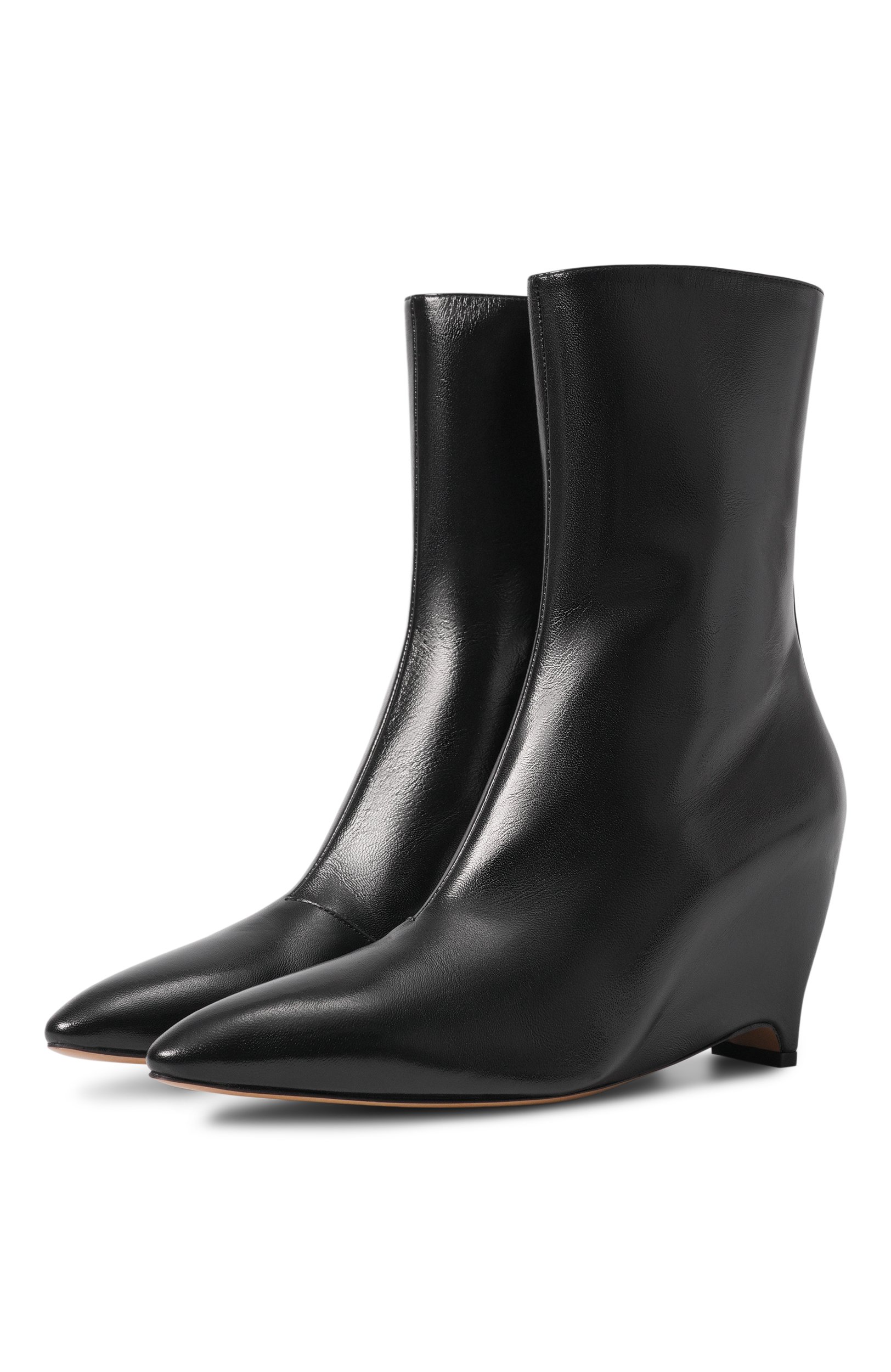 Кожаные ботильоны MAISON MARGIELA, арт. S58WU0447/P7684, фото 1