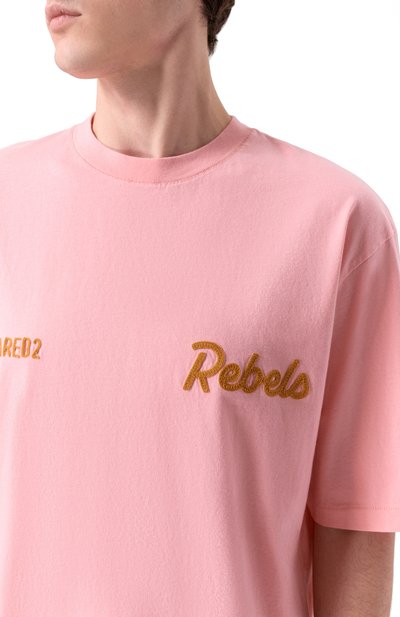 Хлопковая футболка DSQUARED2, арт. S74GD1542/D20108, фото 5