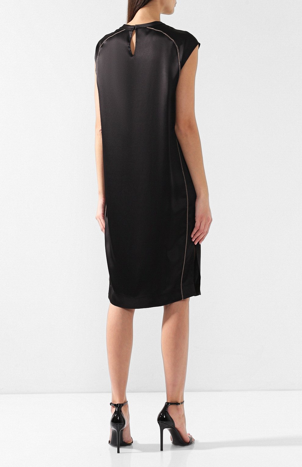 Платье прямого кроя BRUNELLO CUCINELLI, арт. M0H98ADV51, фото 4