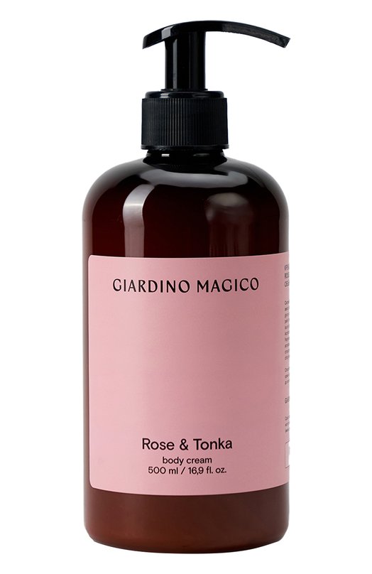 фото Крем для тела rose & tonka (500ml) giardino magico