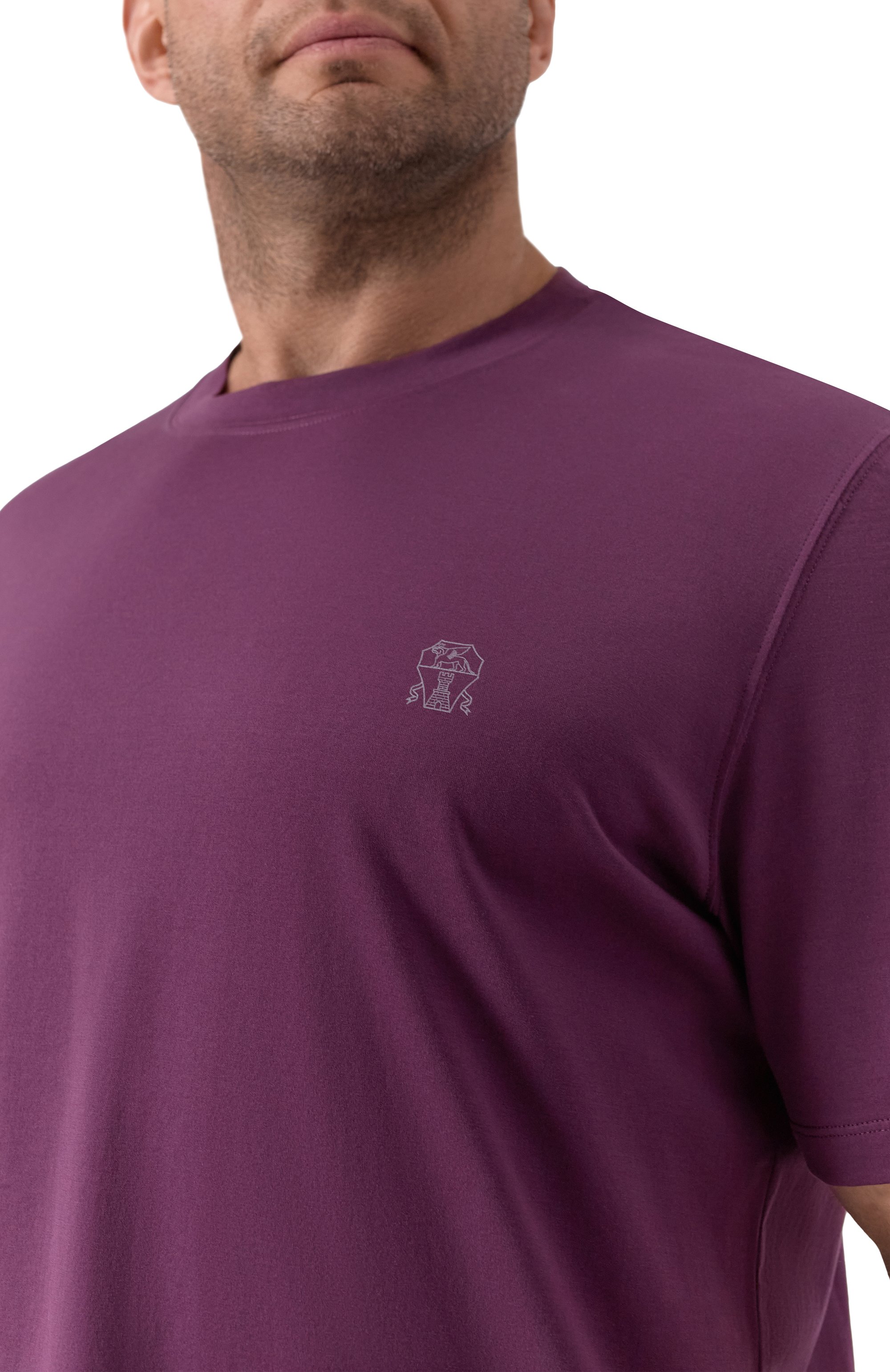 Хлопковая футболка BRUNELLO CUCINELLI, арт. M0B138440W, фото 5