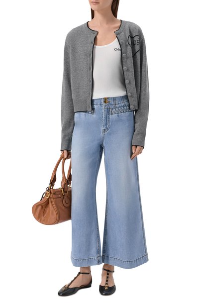 Хлопковая майка CHLOÉ, арт. CH25SJH12180, фото 2