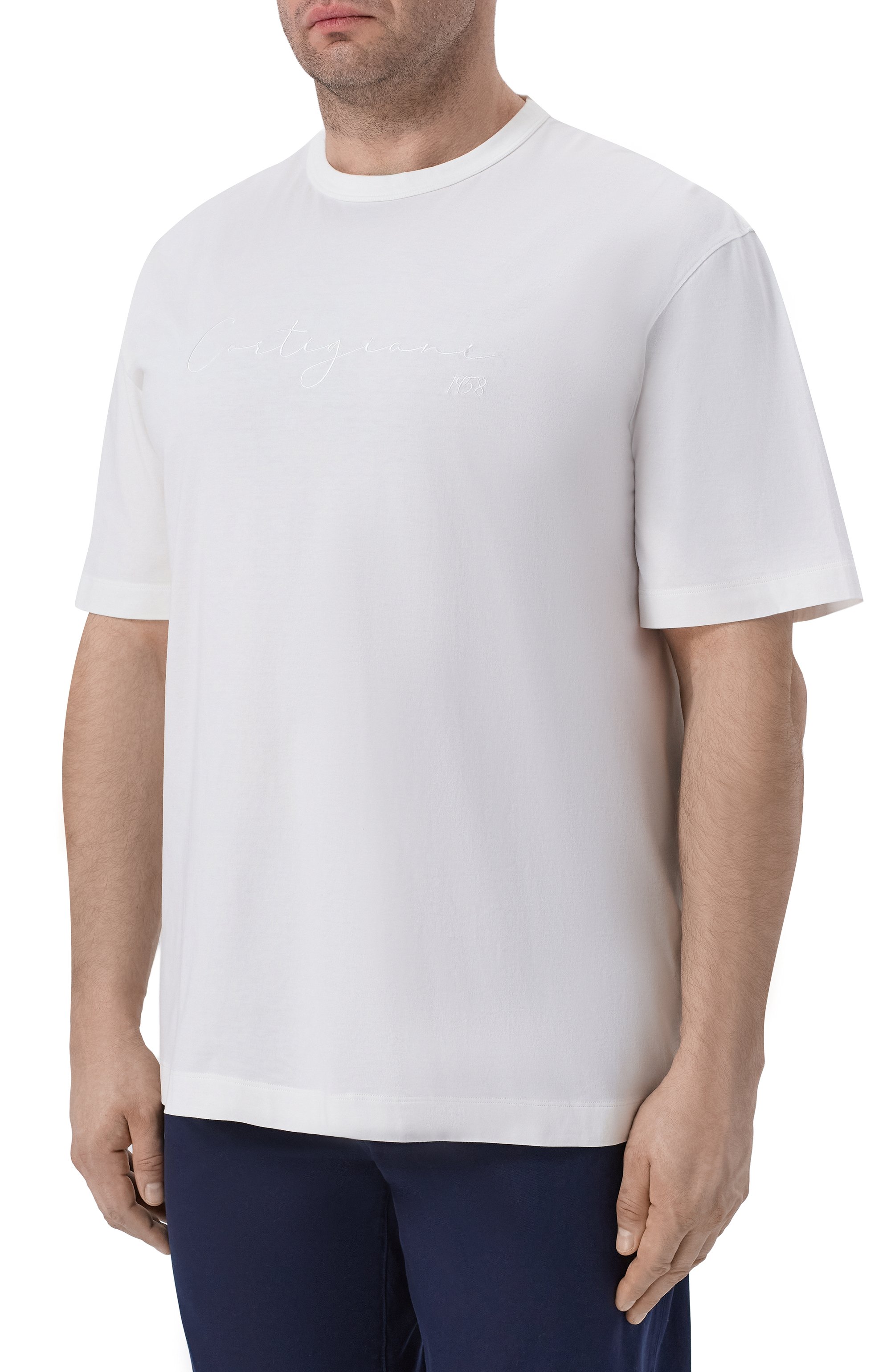 Хлопковая футболка CORTIGIANI, арт. 4AJ601, фото 3