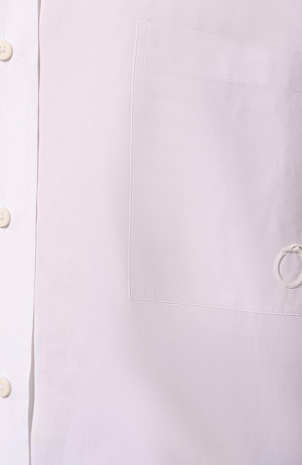 Хлопковая рубашка TRUSSARDI белого цвета по цене 17900 руб., арт. 56C00587-1T006127, фото 5 Хлопковая рубашка TRUSSARDI, арт. 56C00587-1T006127, фото 5