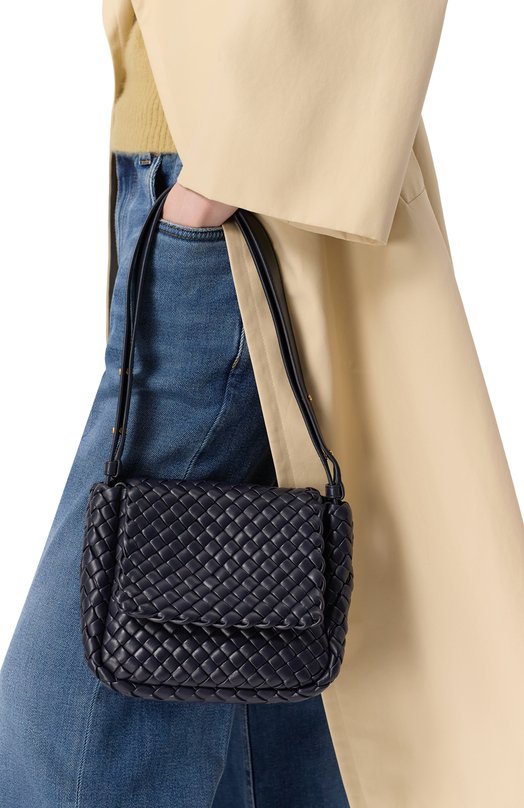 Сумка Cobble small Bottega Veneta 762711/V01D Синий  762711/V01D Фото 2