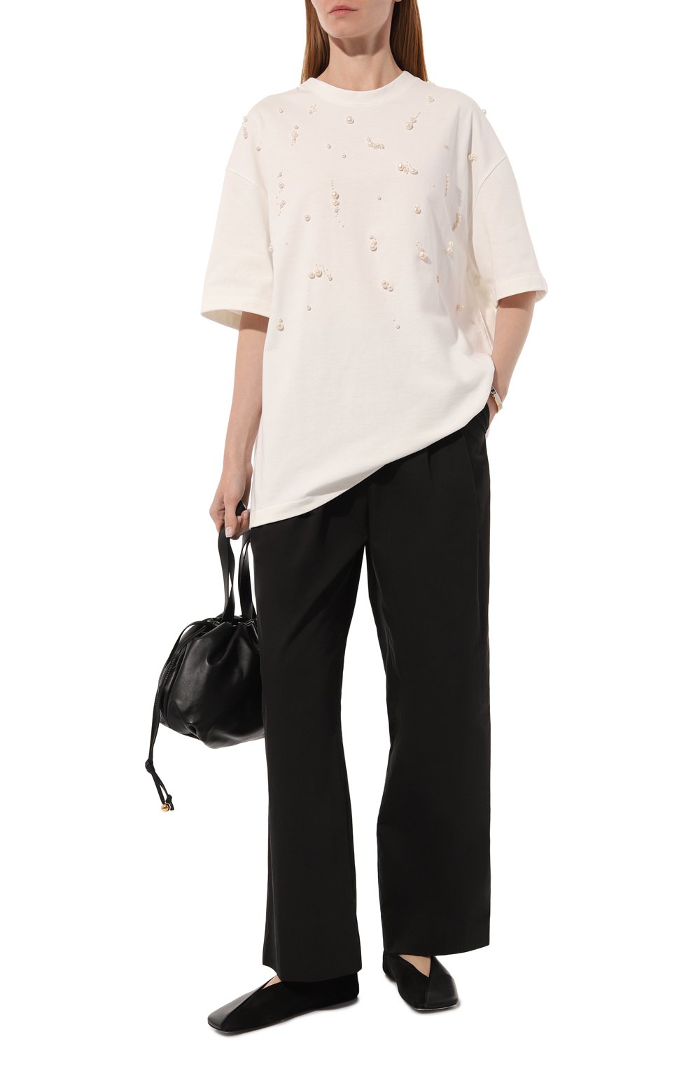 Хлопковая футболка JIL SANDER, арт. J02GC0123/J20035, фото 2