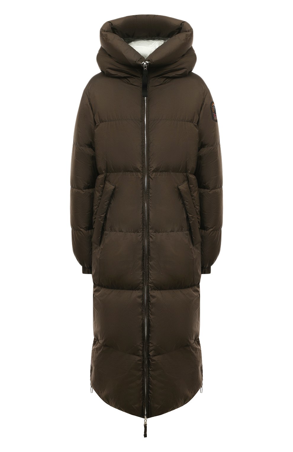 Двусторонний пуховик PARAJUMPERS хаки цвета по цене 87800 руб., арт. PWPUSB33, фото 1 Двусторонний пуховик PARAJUMPERS, арт. PWPUSB33, фото 1