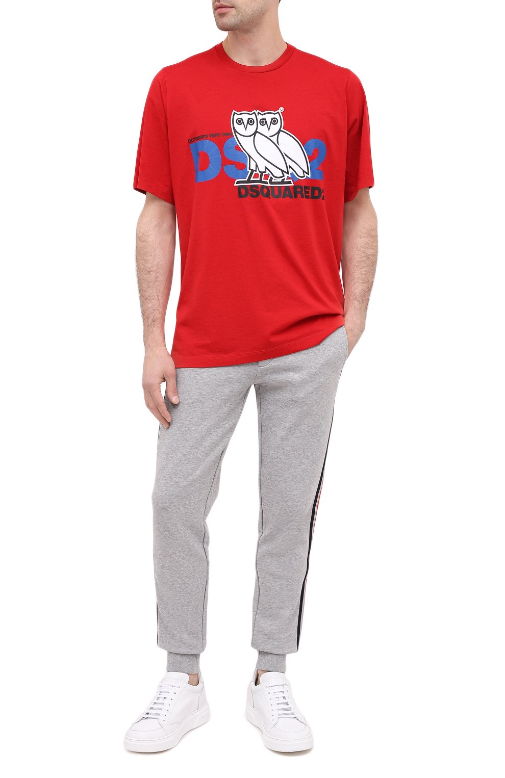 Хлопковая футболка d2 x ovo DSQUARED2, арт. S74GD0765/S23009, фото 2