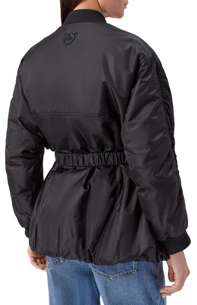 Утепленная куртка PINKO черного цвета по цене 47900 руб., арт. 105340/A20L, фото 4 Утепленная куртка PINKO, арт. 105340/A20L, фото 4