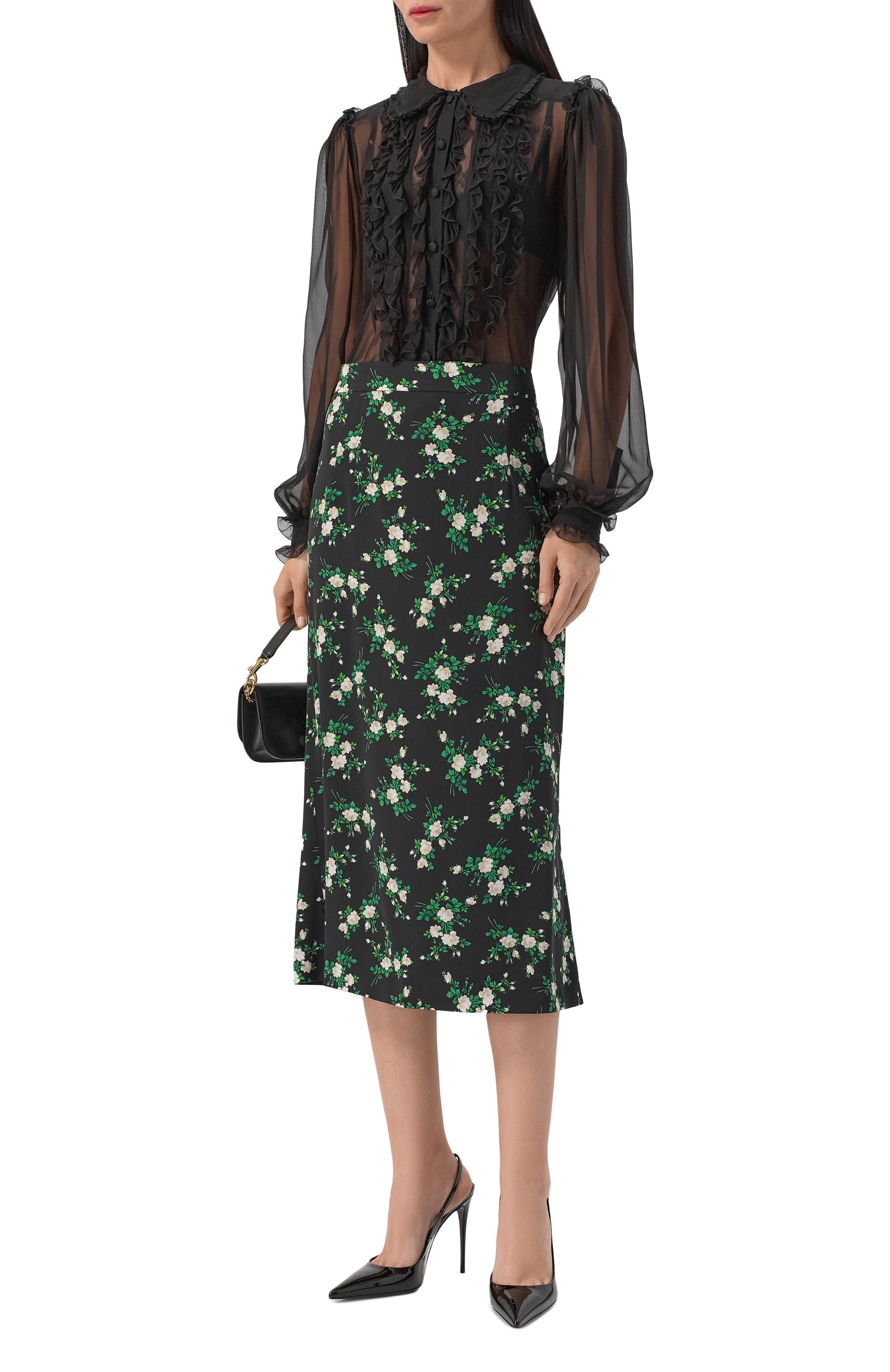 Шелковая блузка DOLCE & GABBANA, арт. F5U02T/FU1AT, фото 2