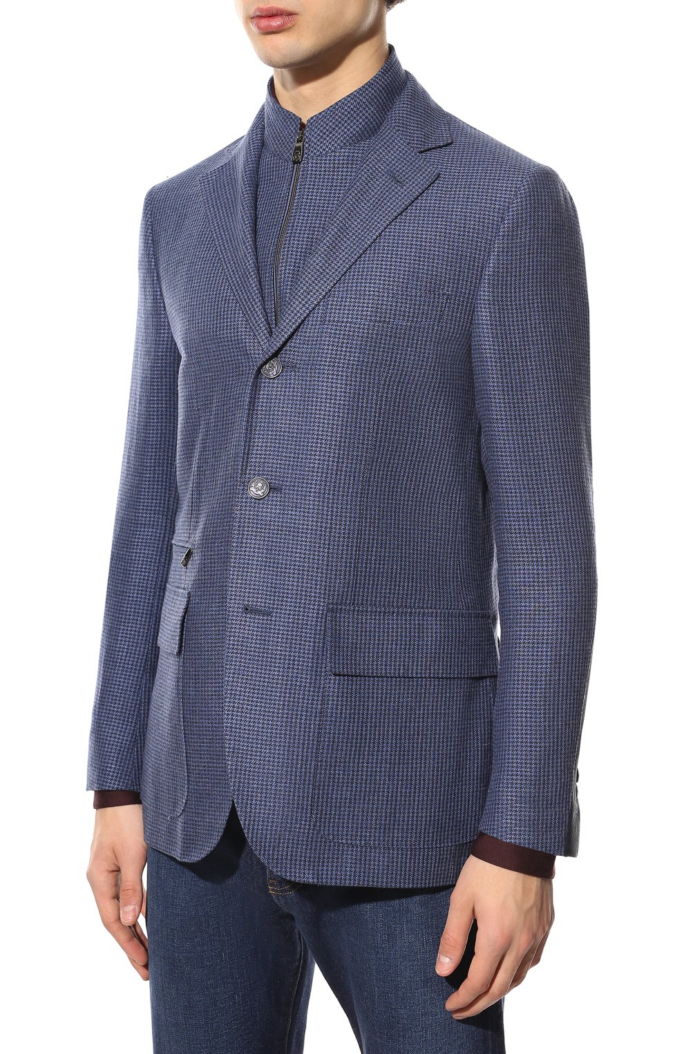 Пиджак изо льна и шерсти CORNELIANI, арт. 89X595-2116345/90, фото 3