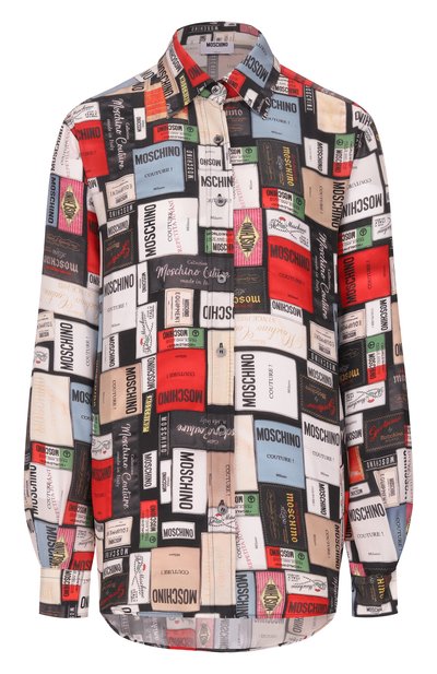 Женская шелковая рубашка MOSCHINO, арт. A0221/5562