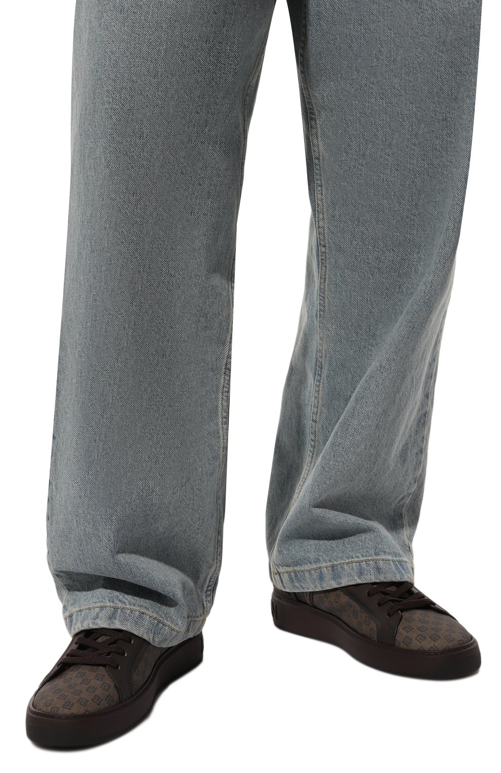 Ко мбинированные кеды b-court BALMAIN, арт. BM0VI321/TPBN, фото 3