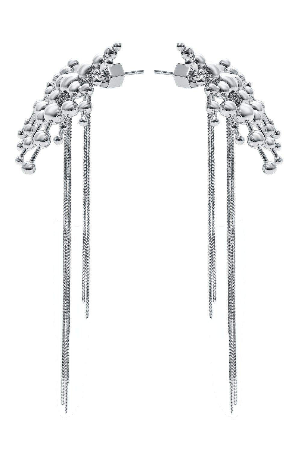 Серьги с шариками bubble world CAVIAR JEWELLERY серебряного цвета по цене 14600 руб., арт. BW003, фото 1 Серьги с шариками bubble world CAVIAR JEWELLERY, арт. BW003, фото 1