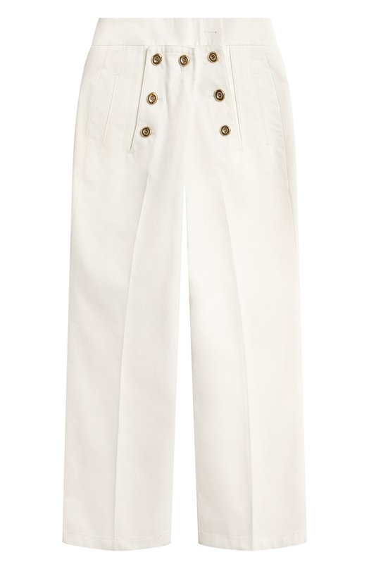 

Хлопковые брюки Michael Kors Collection, Белый