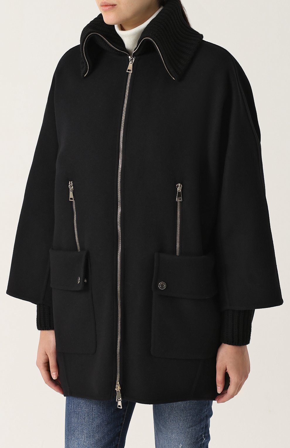 Шерстяное двустороннее пальто с пуховой подстежкой MONCLER, арт. C2-093-49737-00-549FH, фото 3