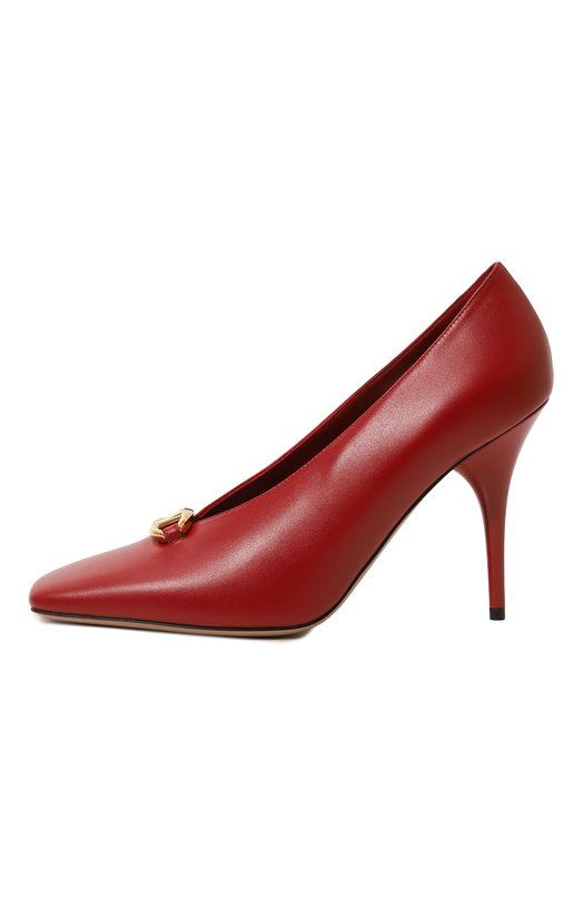 Кожаные туфли VLogo Studio Valentino 5W2S0JT5/EEY Красный  5W2S0JT5/EEY Фото 4