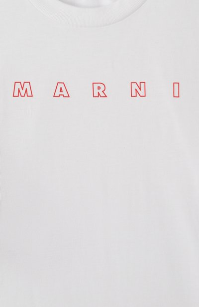 Хлопковая футболка MARNI, арт. M01438/M00RF, фото 3