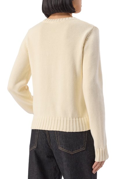 Хлопковый пуловер sporty & rich x le bristol paris SPORTY AND RICH, арт. WS065517621CR01, фото 4